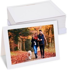 36 Pack Photo Frame Cards with Envelopes for 13 x 18 cm Photo, White Personalis