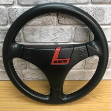 Genuine VW Golf MK2 GTI 16v, 365mm black leather Italvolanti steering wheel. 8A