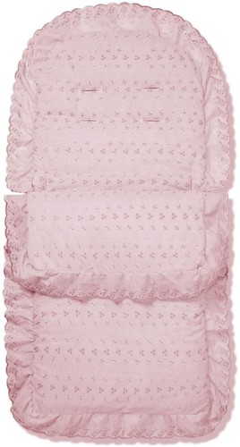 Broderie anglaise footmuff - footmuff, /