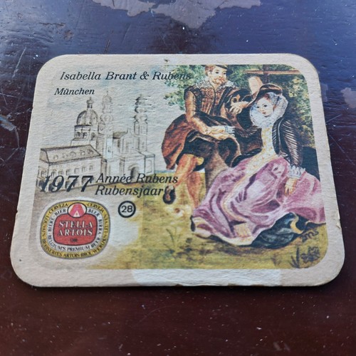 Stella artois beer mat - stella, mat.