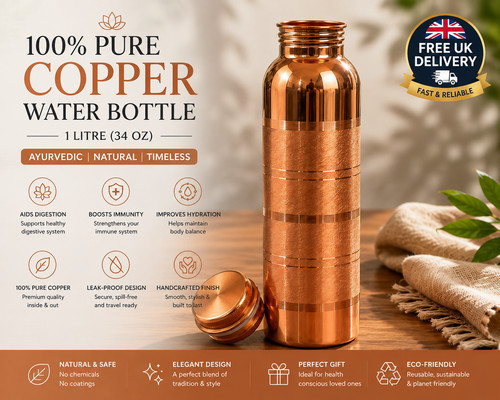 100 pure copper water - 1l,