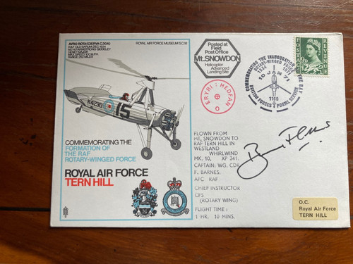 Raf tern hill flown cover - raf,