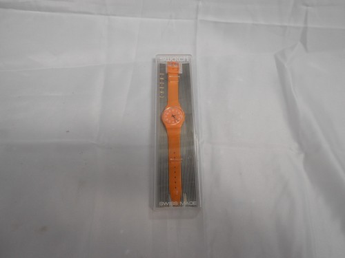 Swatch watch orange - watch,