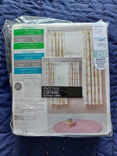 Next pencil pleat curtains - next,