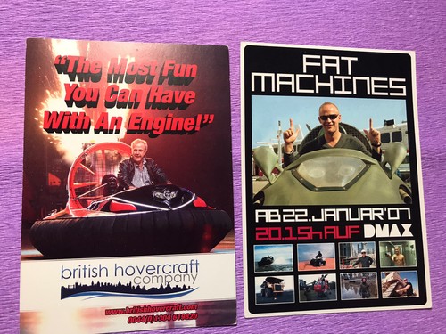 Postcard hovercraft promo - hovercraft,