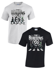 'The Burtons' Printed T-Shirt Jack Skellington Beetlejuice🎁Christmas Gift UK