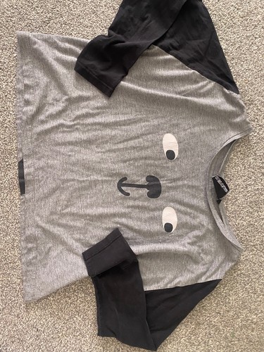 Lazy oaf grey and black - oaf, raglan
