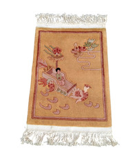 Vintage Chinese Rug 100% Wool