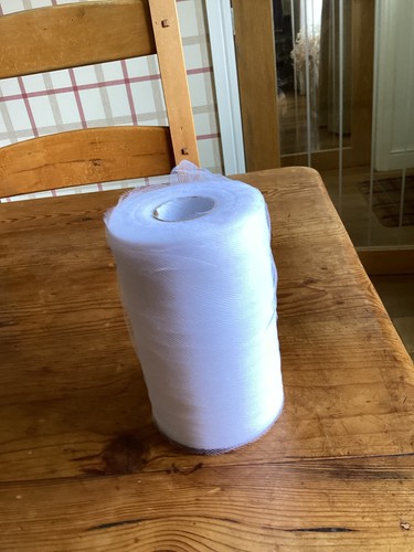White roll tulle - roll,