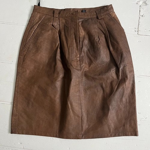 Vintage chocolate brown - brown, nappa