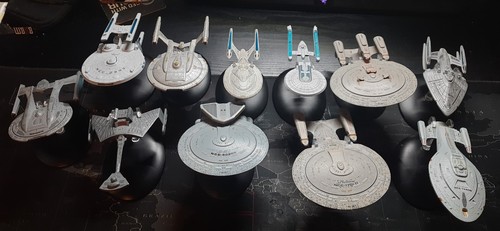 13x eaglemoss star - eaglemoss, trek
