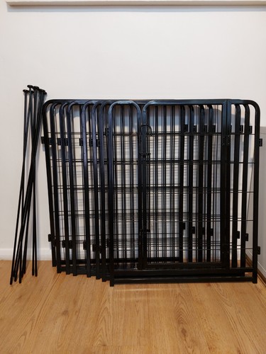 Puppy play pen with gate - with,