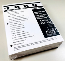 Ford 2000 3000 4000 5000 7000 (3400-5550) Tractor Service Shop Manual 1965-1975