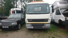 breaking daf Lf 45 all parts , very good wheels 9.5/17.5 tyres very good cab 