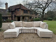 Beige u Shape corner Sofa In