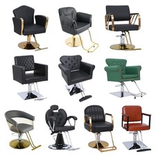 Classic Adjustable Height Styling Salon Barber Chairs Swivel Hairdressing Stool