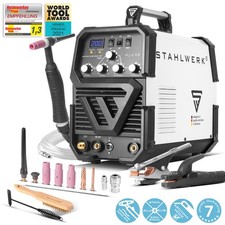 STAHLWERK Welder 2 in 1 Combination AC/DC TIG 200A - TIG & MMA IGBT Inverter