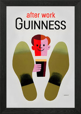 After Work Guinness Framed