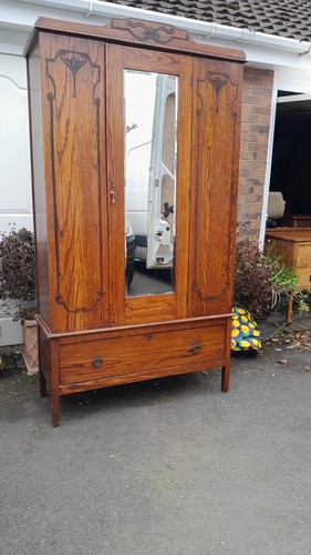 Antique solid oak 1940s - antique,