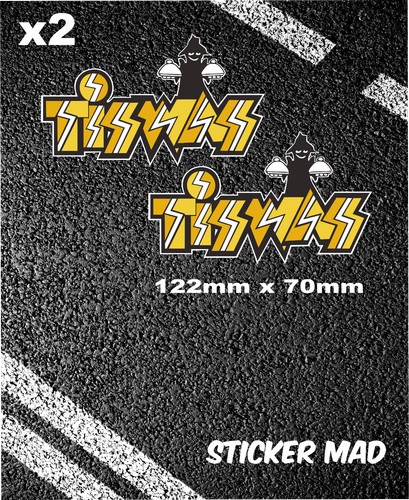 Funny retro tizwaz stickers - retro,