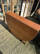 mid-century modern drop-leaf