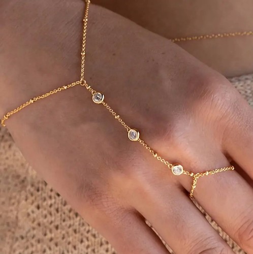 Stainless steel hand - steel, chain