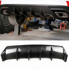 Black Carbon Fiber Rear Bumper