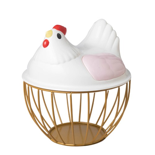 Chicken egg basket cute iron - egg,
