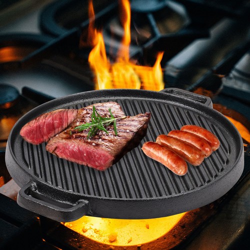 Cast iron bbq reversible - iron,