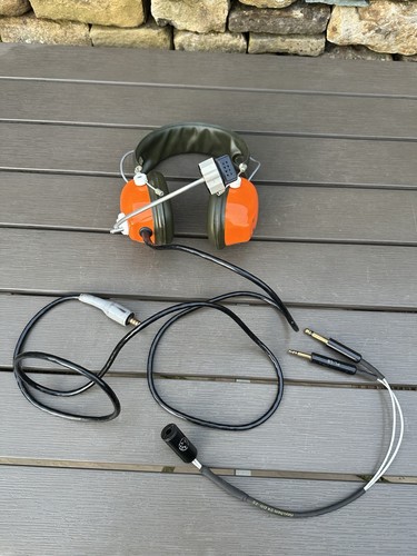 Vintage pilot headset - vintage,