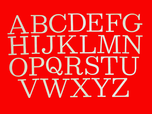 Laser cut wooden letters - laser,