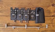 3 x Delkim Txi Bite Alarms And RX 2004 Mini Reciever Carp Fishing Alarms