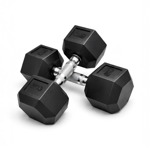 Kayman hex dumbbell pair - pair, solid
