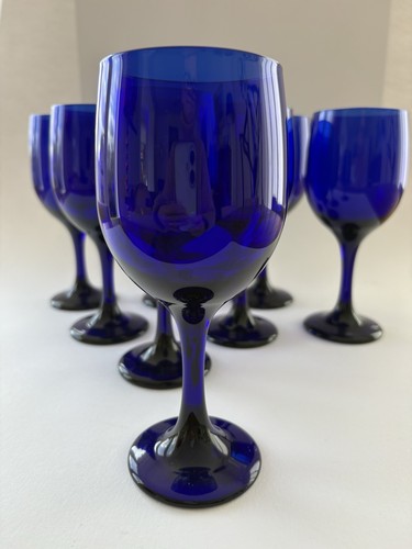 Set large libbey cobalt - 8,