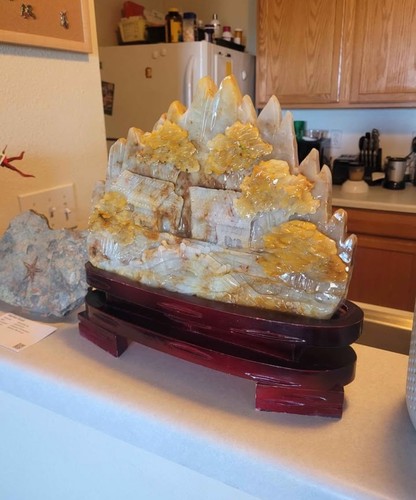 Beautiful jade carving - carving, w/