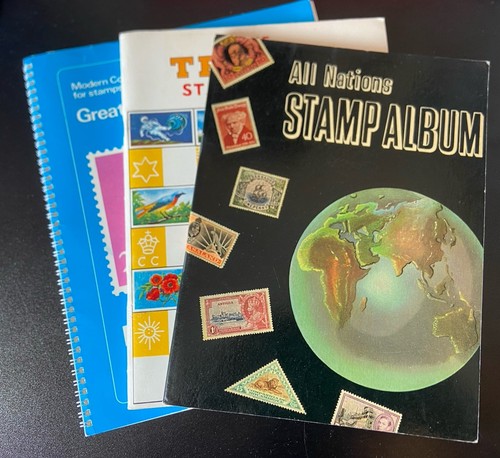 Old retro world gb stamp - &,