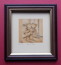 TEDDY BEAR PRINT   FRAMED BY