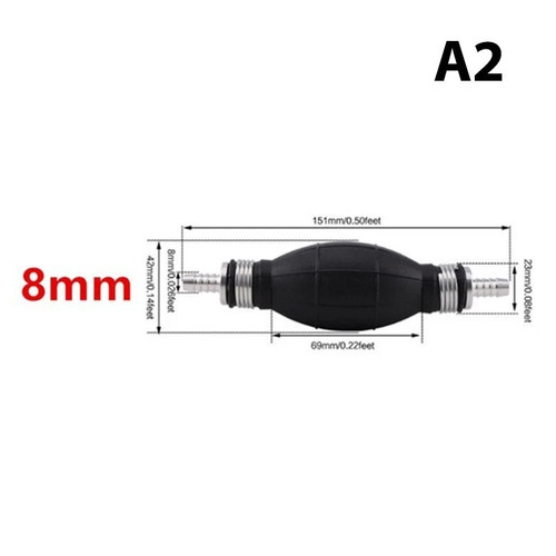 8mm fuel line pump primer - 8mm,
