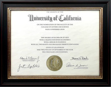 Luxurious Diploma Frame -