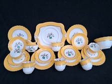 Vintage Royal Tuscan bone china part tea set bird of paradise 
