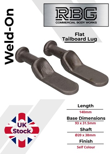 Tailboard lugs forged steel - 2x,