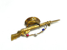 ANTIQUE 1914 T&H Goldtone WWI