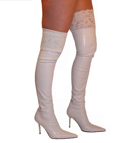 Thigh high boots - thigh,