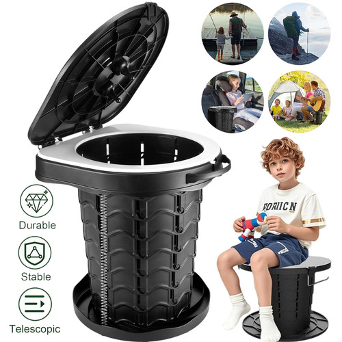 Portable camping toilet load - portable,