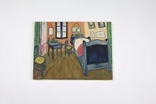 Vincent Van Gogh “The Bedroom” - Reproduction- Oil On Canvas 16” X 12”