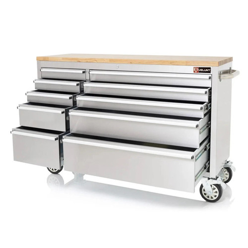 Black steel work bench - black,