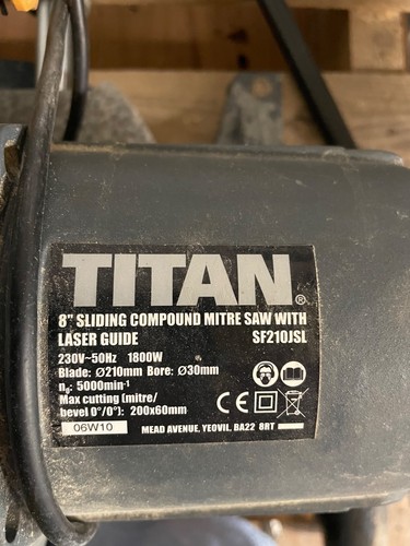 Titan chop saw - saw,