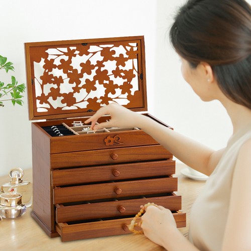 Large jewellery boxes wooden - large,