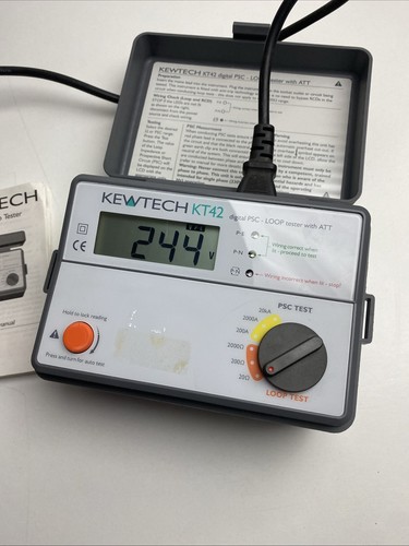 Kewtech kt42 loop - psc, tester