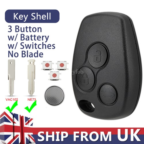 Key fob case - shell, renault